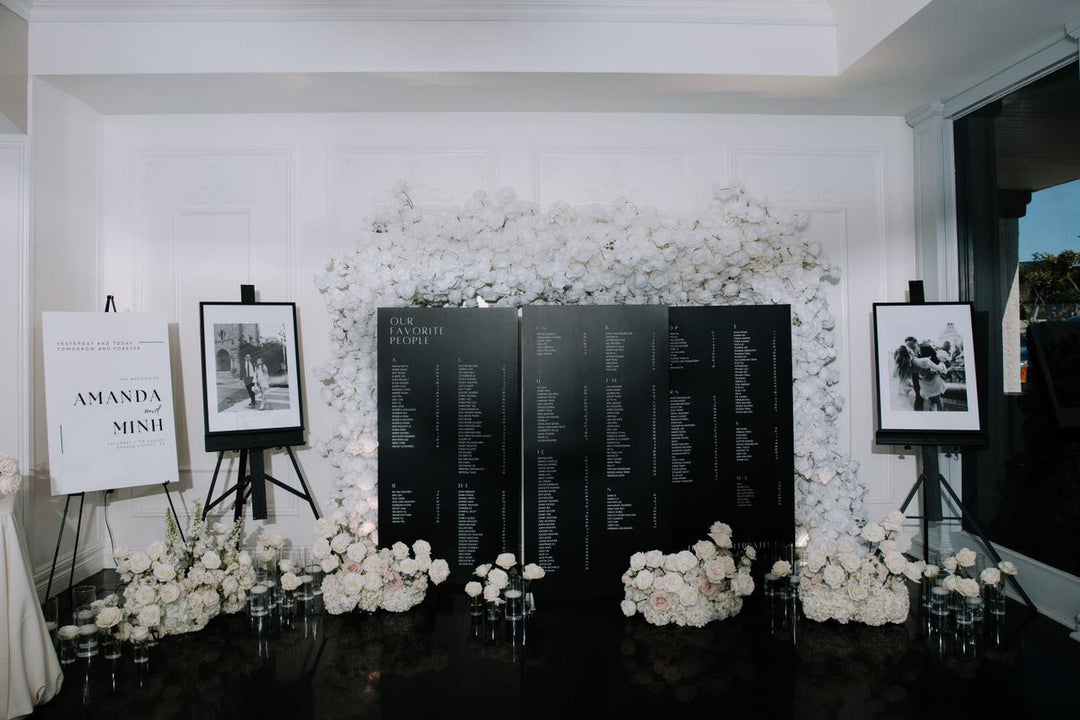 CUSTOM WEDDING SIGNAGE DESIGN