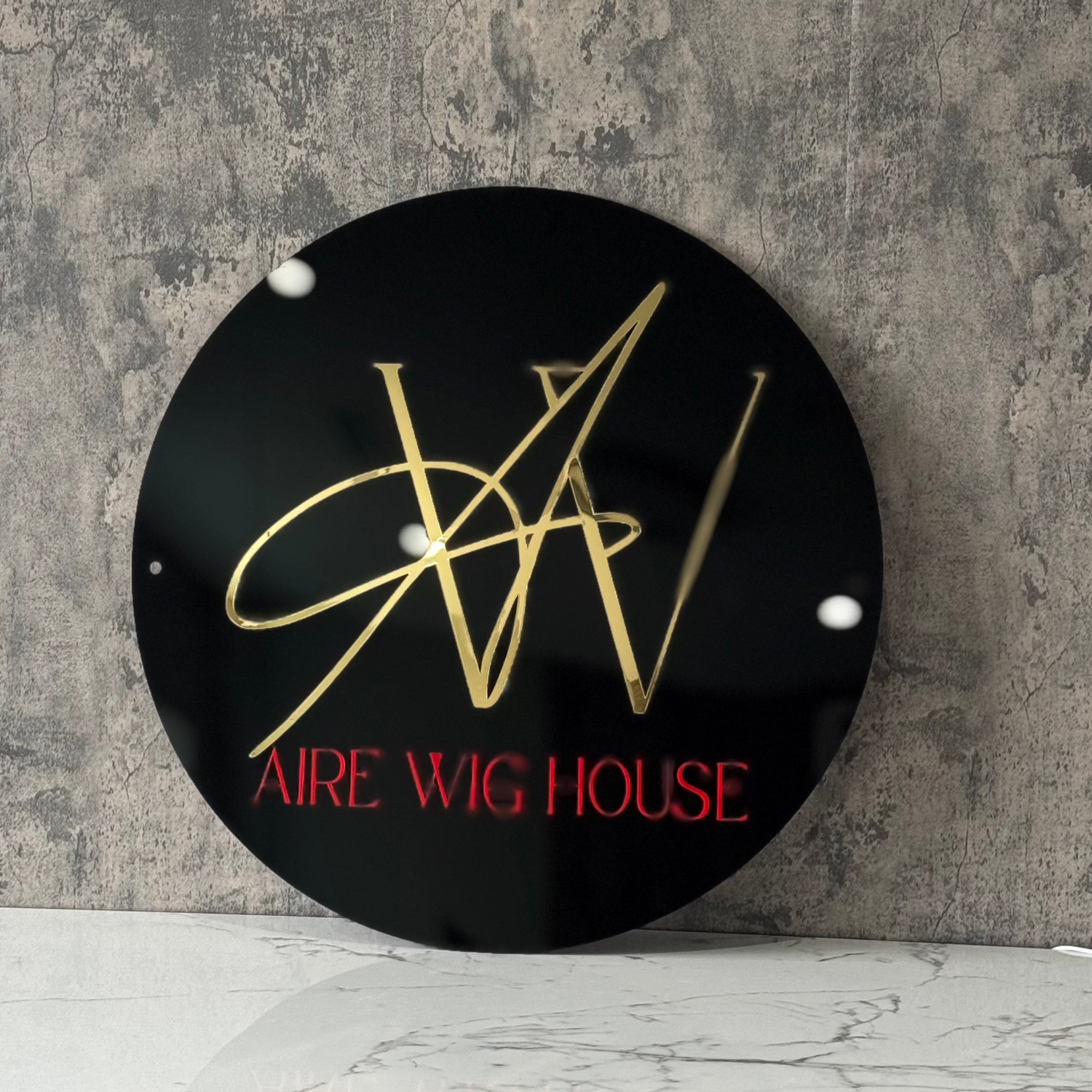 CUSTOM CIRCLE LOGO SIGN