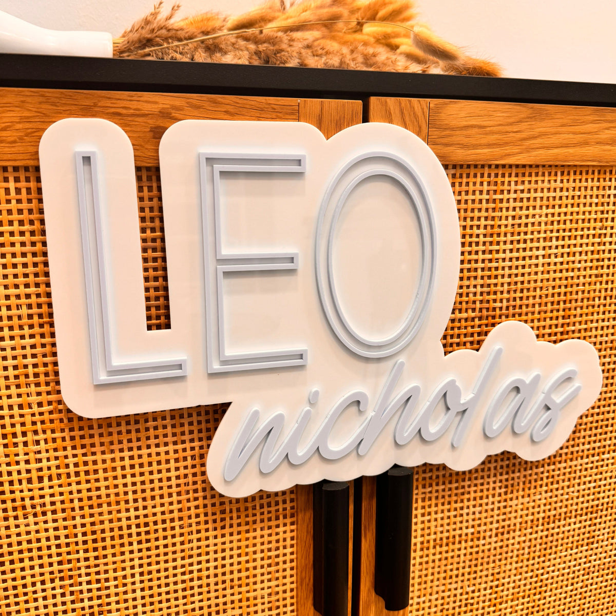 3D DOUBLE LAYER ACRYLIC NAME SIGN