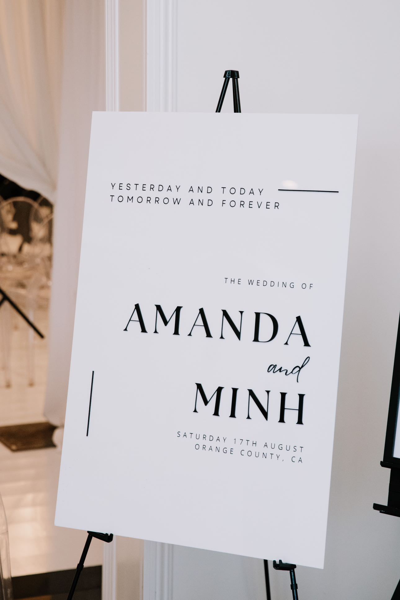 Welcome Wedding Sign| MINH