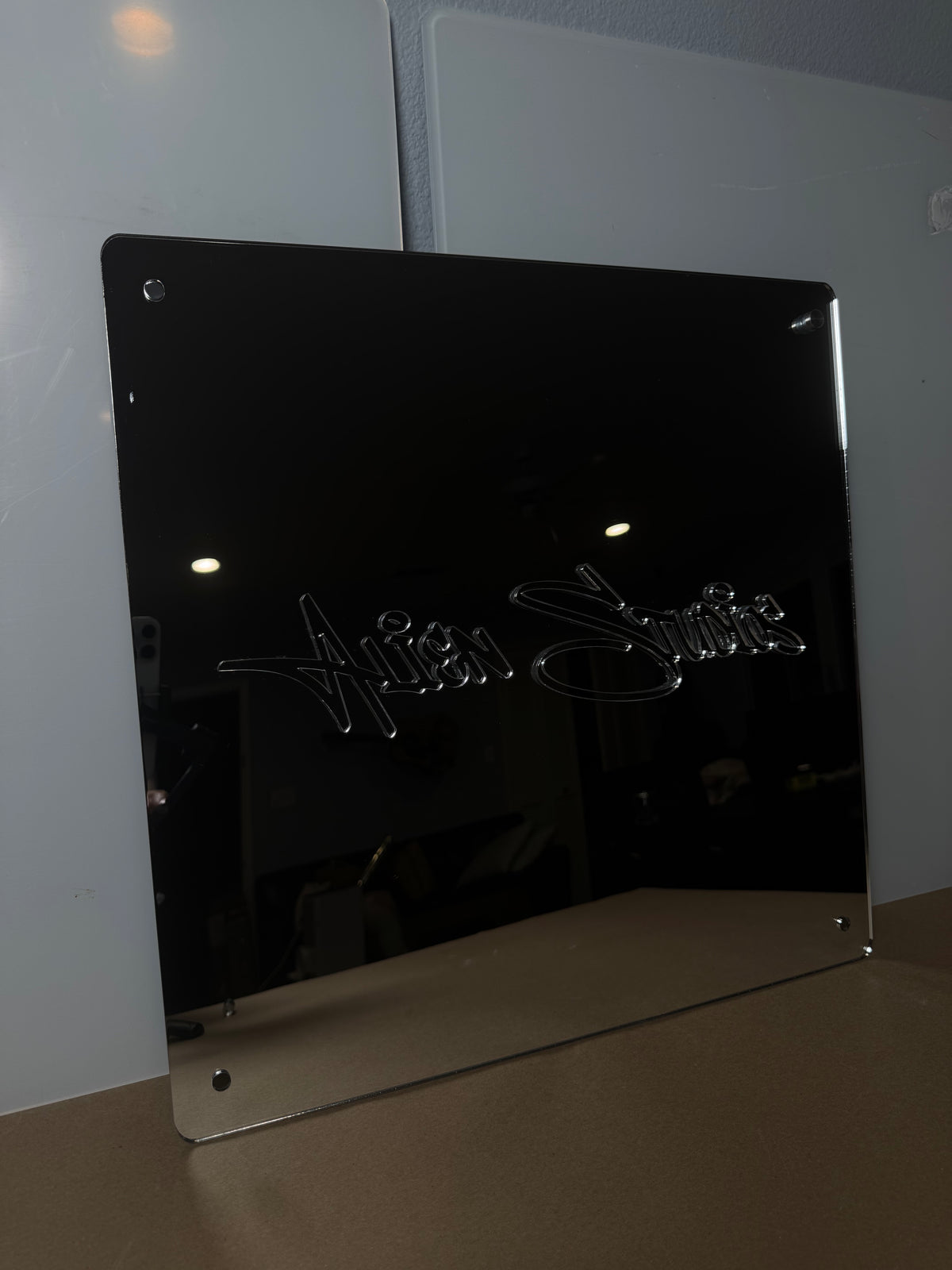 Custom Logo Mirror Sign