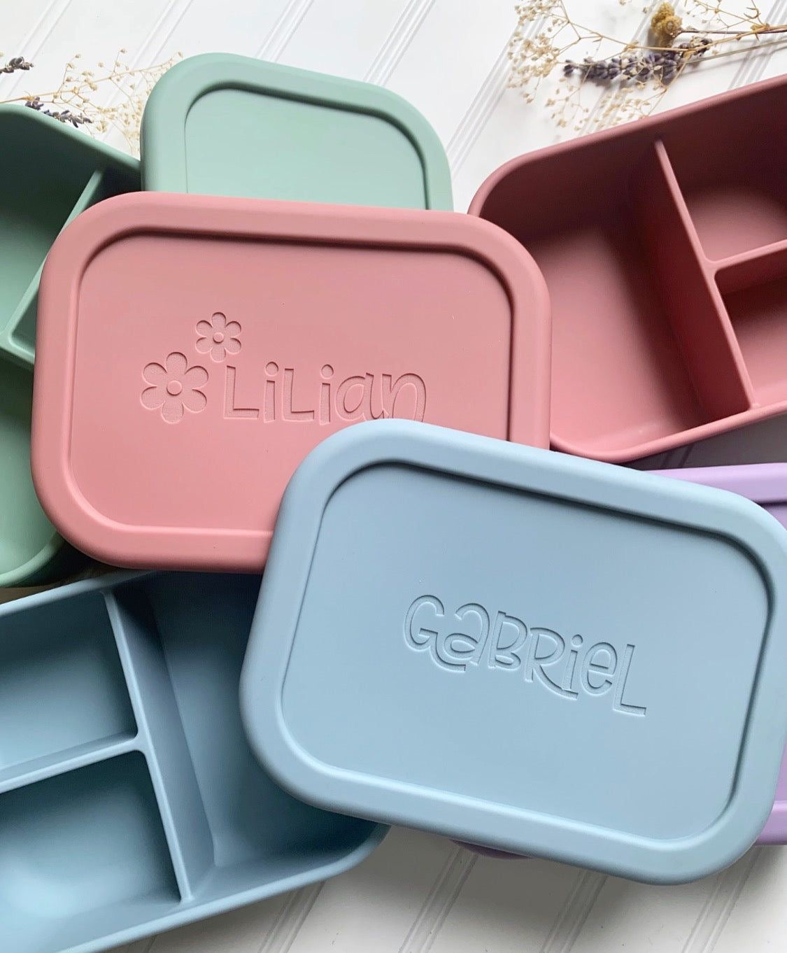 SILICONE BENTO LUNCH BOX