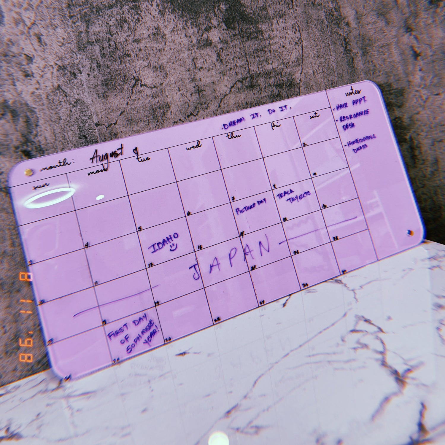 ACRYLIC PLANNER *LIMITED TIME ONLY SALE*