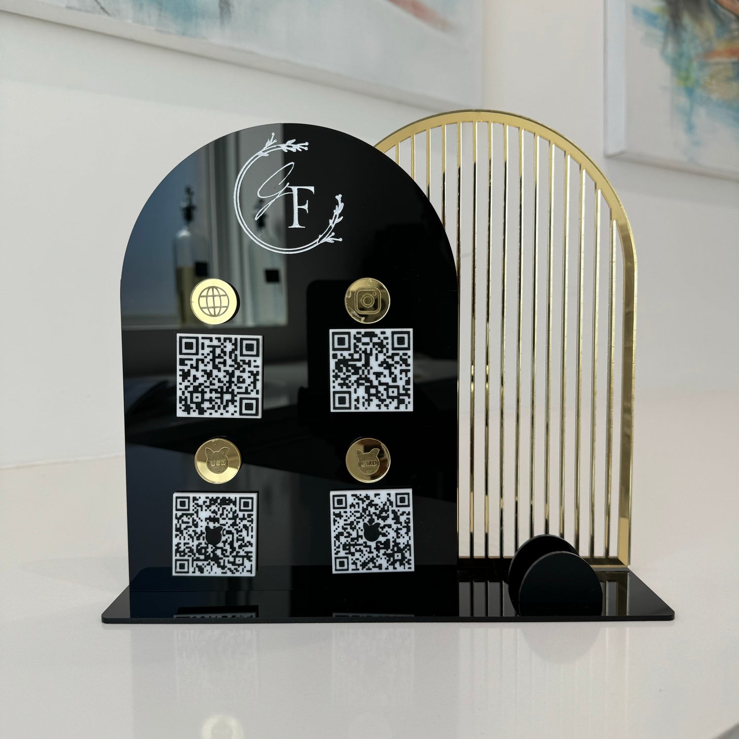 QR SOCIAL SIGN (MAGNETIC)