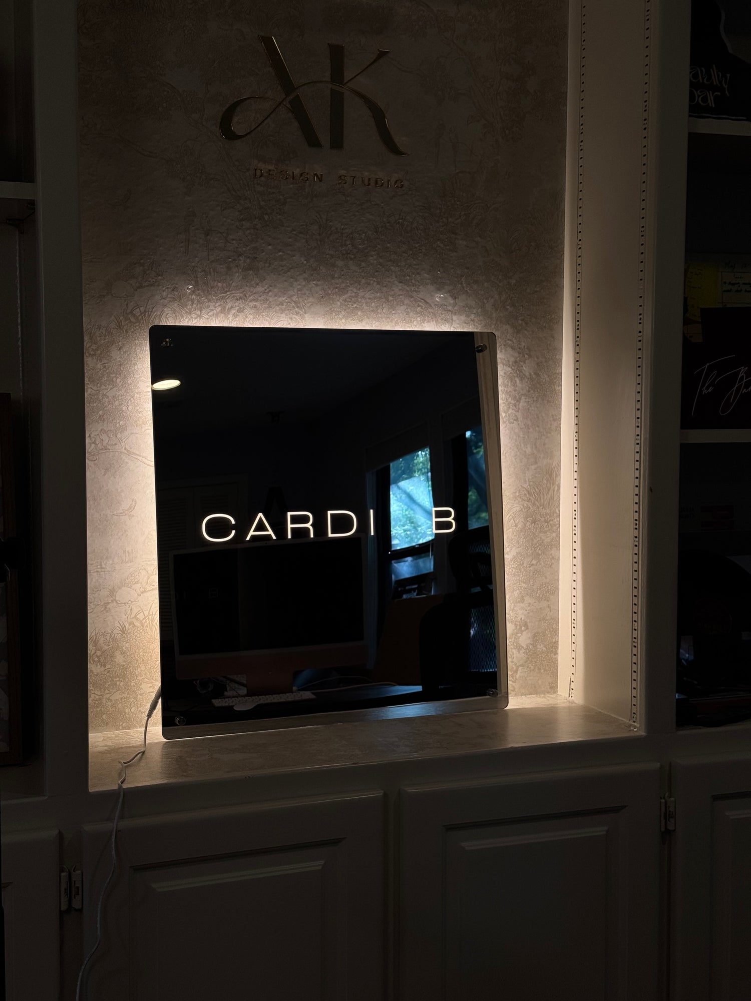 LED Engraved Acrylic Mirror