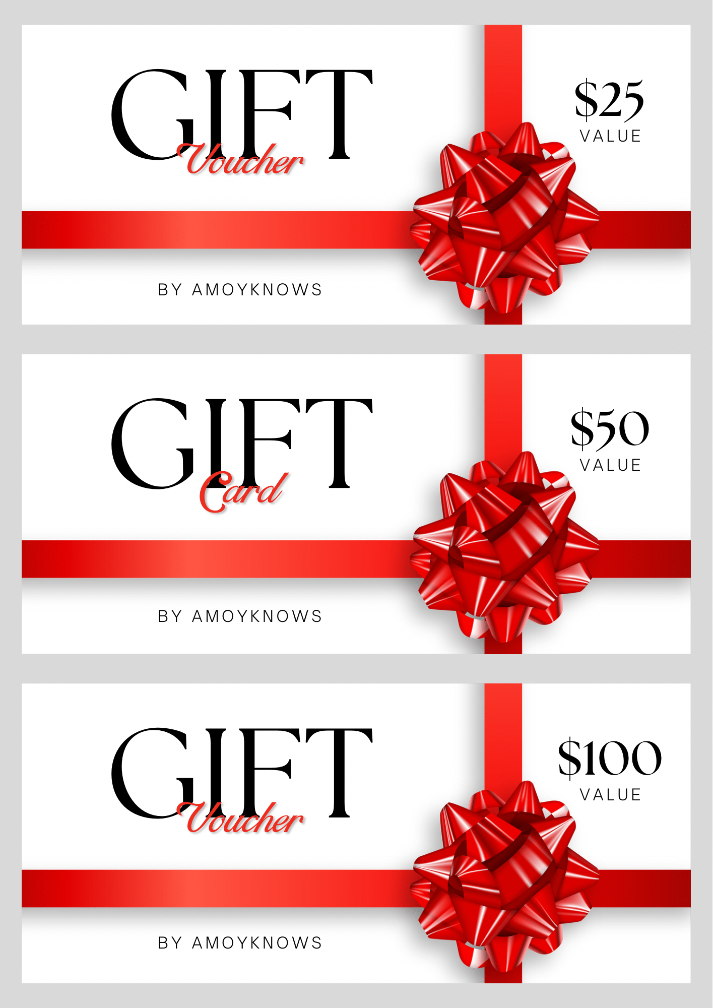 GIFT CARDS