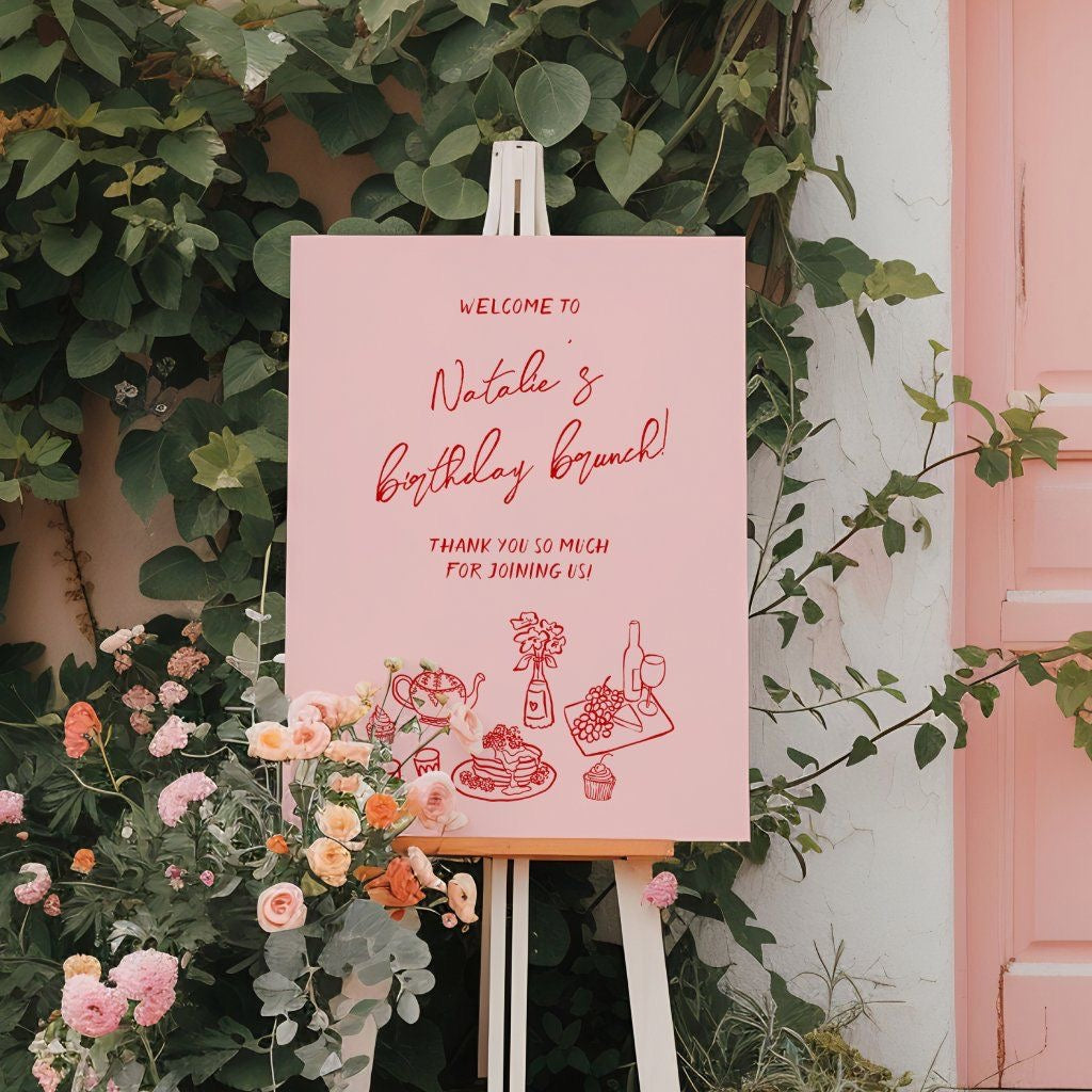 BIRTHDAY WELCOME SIGN