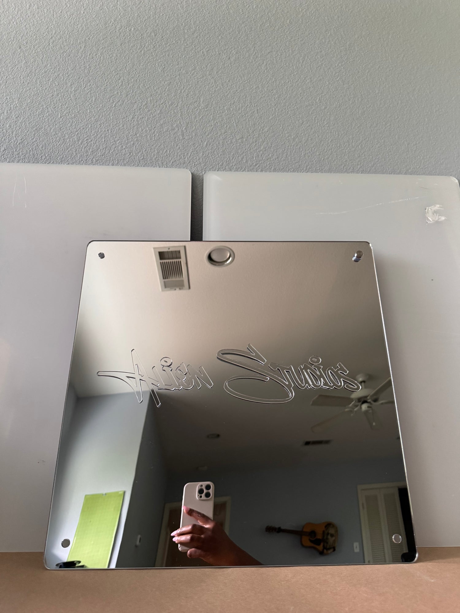 Custom Logo Mirror