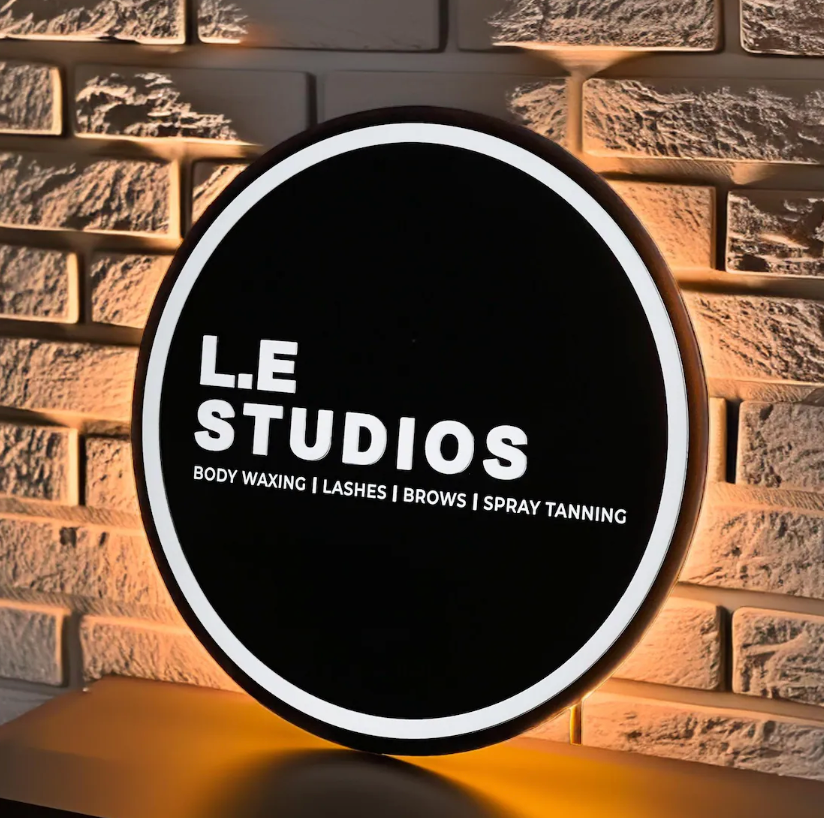 L.E.D CIRCLE LOGO SIGN