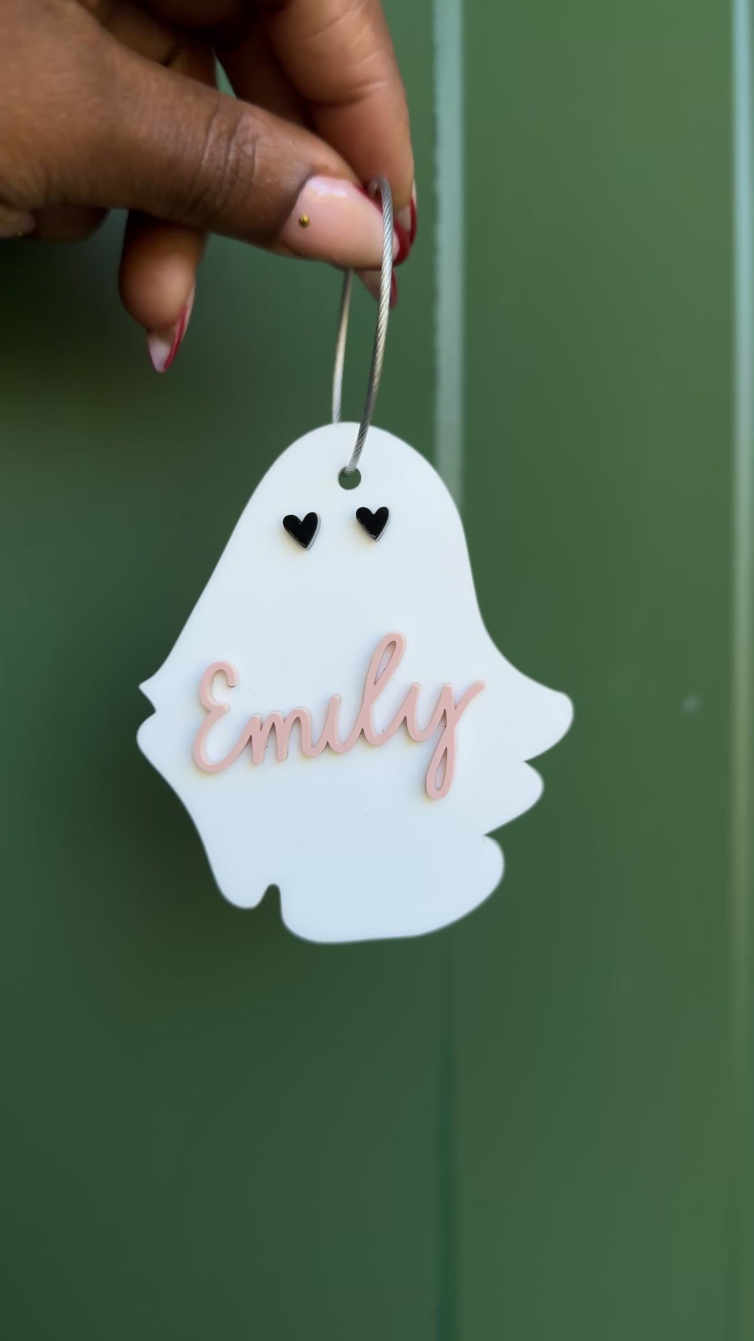 CUTE GHOST BAG TAG